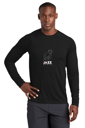 The Sax Player Sport Tek Long Sleeves